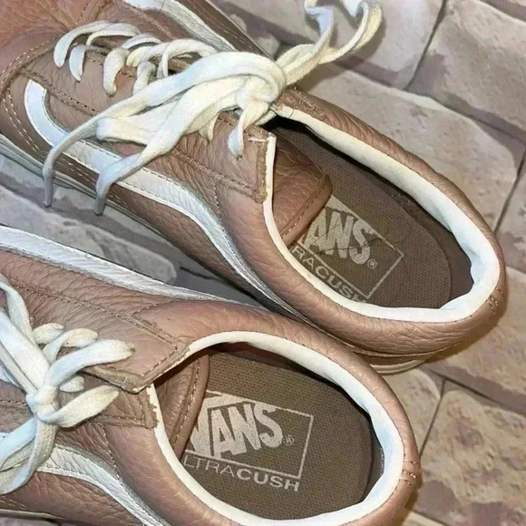 VANS leather pink blush size 7 - Picture 4 of 7